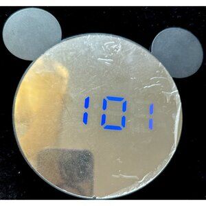 Mirror Mickey Ears Large LED Screen Digital Alarm Clock